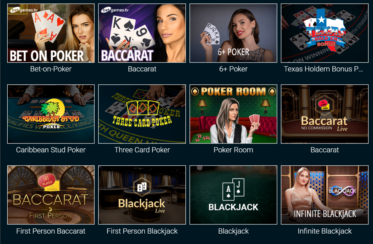 Карточные игры в казино GoxBet: выбор столов, лимиты ставок и быстрый старт игры